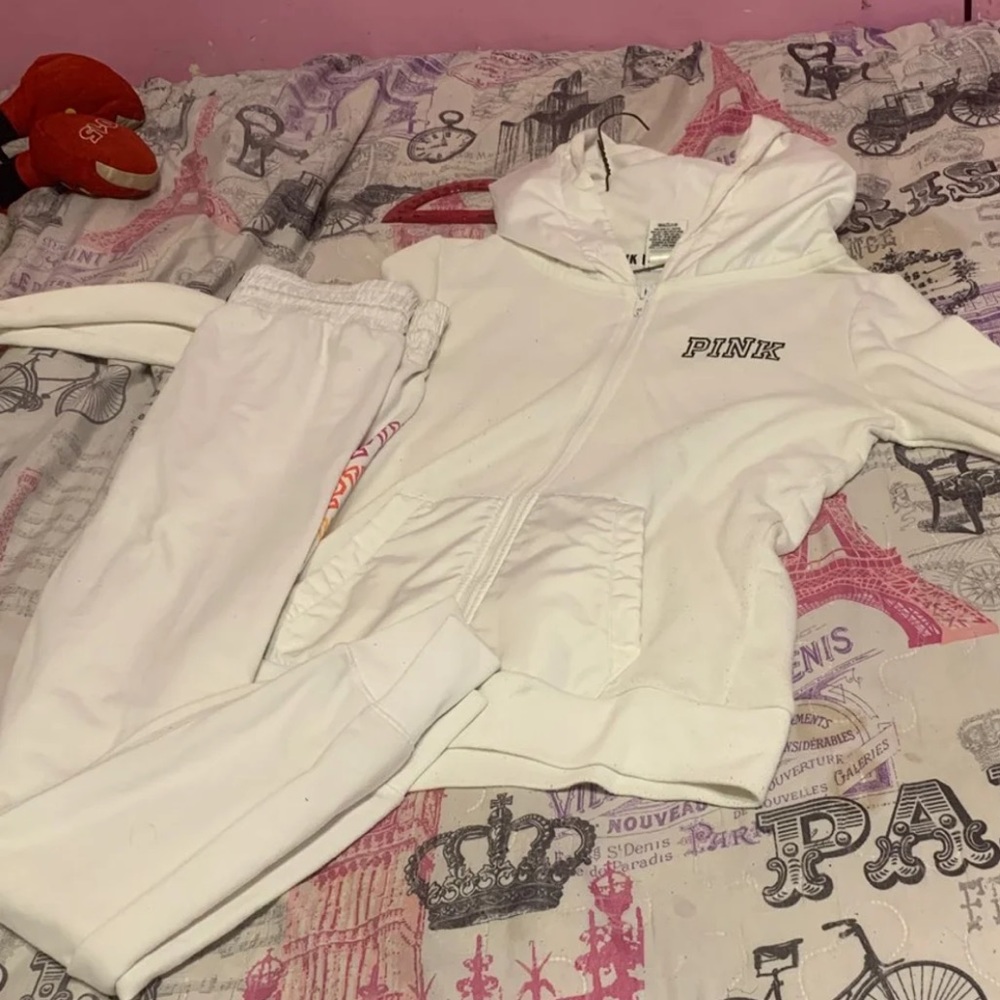 Pink sweatsuit